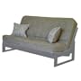 Full Futon Mattress with Tufted Designer Cover in Genovesi
