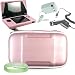 Nintendo DSI Carrying Case ( Baby Pink ) + Pink Nintendo DSI Silicone Skin + Rapid Nintendo DSI Car Charger + Nintendo DSI Wall Charger + Vangoddy tm, Live*Laugh*Love wrist band!!!