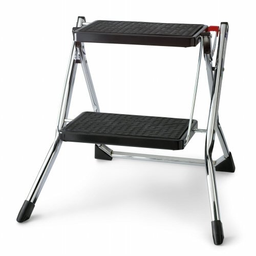Polder Step Stool - Chrome
