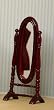 Dollhouse Miniature Cherry Cheval Mirror
