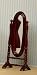 Cherry Cheval Mirror - Dollhouse Miniature