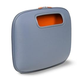 Laptob Bag -Belkin F8N043-GRY PocketTop Notebook PC Case - Gunmetal w/ Orange