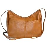 David King Top Zip Hobo with Front Open Pocket