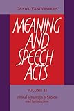 Meaning and speech acts