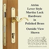 Atrium Door: Lock Hardware Set - Polished Brass