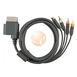 For Xbox 360 S-Video Audio Video AV SAV S-AV Cable Cord