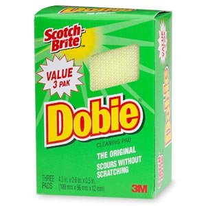 Scotch-Brite Dobie Cleaning Pad 3 ct (Quantity of 7)