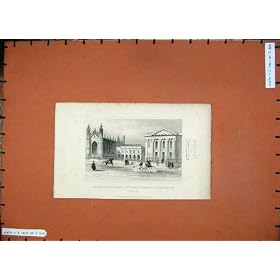 1846 Dugdales King'S Chapel University Cambridge Senate