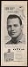 1963 Sam Huff NY Giants Afta After Shave Lotion Print Ad (13023)