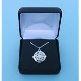 Vintage Sterling Silver Compass Locket and 19.5 inch Silver Chain
