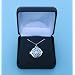 Vintage Sterling Silver Swirl Compass Locket with 17.5 inch Silver Chain
