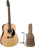 Seagull Coastline S6 Spruce Acoustic Bundle w/Seagull Gig Bag and Guitar Stand