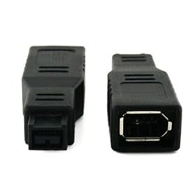 Visionaer � FIREWIRE 400 to 800 ADAPTER / 6 pin (female) to 9 pin (male) FW 800 Connector COMPACT