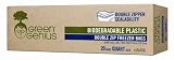 Green Genius Biodegradable Double Zipper Quart Freezer Bags 20 Count