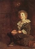 IMAGE OF Hand Made Oil Reproduction - John Everett Millais - 32 x 44 inches - Bubbles