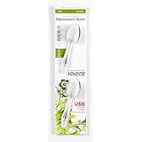 Replacement Heads Soft 2-pack Fits Intelligent & Source Toothbrushes - 2 pack,(Radius)