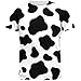 Old Glory Cow Pattern Costume All Over Adult T-Shirt