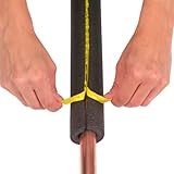 M-D Building Products 50164 1-Inch by 6-Feet Self-Sealing Tube Pipe Insulation