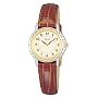 Seiko Women's Brown Leather Strap Watch #SXGA02