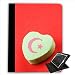 Candy Heart with Symbol of Islam on It For Apple iPad 2 & The New iPad 3 Faux Leather Folio Presenter Case Cover Bag with Stand Capability