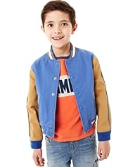 Limited Pure Cotton Baseball Collar Jacket