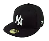 UPC 883233309290 product image for MLB New York Yankees Black with White 59FIFTY Fitted Cap (Black,7) | upcitemdb.com