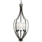 Progress P3510-20 Contemporary / Modern Bronze Foyer Pendant