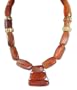 'African Treasure,' necklace 16.5" L x 1.4" W