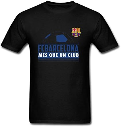 Chanyin Mens 100% Cotton FC Barcelona Mes Que Un Club t-shirt