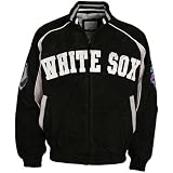 Chicago White Sox Black Suede Varsity Jacket