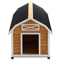Medium Barn Dog House Pet Squeak
