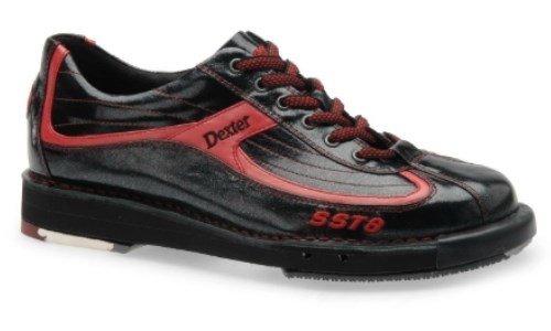 Dexter Men's SST 8 Bowling Shoes, Black/Red, 9