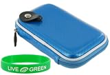 Hard Shell Carrying Case (Candy Blue) for Garmin nĂ¼vi 1350 Series 4.3-Inch GPS Navigator