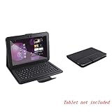 Waterproof Leather Case Cover with Stand + Bluetooth Keyboard for Samsung Galaxy Tab 10.1