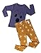 UniFriend Premium 100% COTTON Little Boys, Girls 2 Piece Pajama Set-Moon print