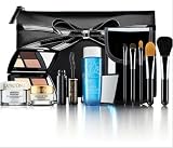 Lancome NEW! Winter Holidays 2011 8-piece Beauty Skin Care Travel Gift Set: Absolue Premium Bx Absolute Replenishing Cream SPF 15 Sunscreen + Absolue Eye Premium Bx Absolute Replenishing Eye Cream + Color Design Eyeshadow Quad in Filigree, Floralesque, Successorize and Trendy + Hypnose Drama Mascara in Black + Bi-Facil Double-Action Eye Makeup Remover + Travel Mirror + 5-Piece Brush Set with Case 