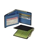 Royce Leather Napa Leather Metro Mens Two-Fold W/ Double Id Flap