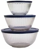Pyrex Sculptured 3-pc. Mixing Bowl Set