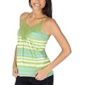 Juniors' Mossimo Supply Messy Striped Cami - Blue/Green