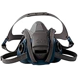 3M 6503QL Rugged Comfort Quick Latch Half Facepiece Reusable Respirator, Large