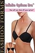 Fashion Forms Infinite Options Underwire Bra (32B Black)