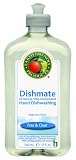 Earth Friendly Products Dishmate, Free & Clear, 17-Ounce Bottle (Pack of 6)