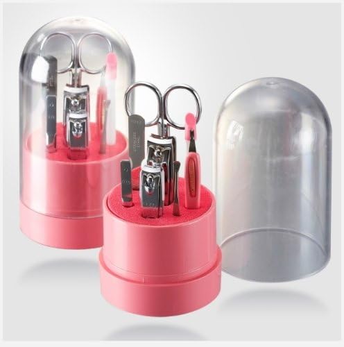 Three Seven 777 [TS-070C] 8PCS Stainless Manicure Pedicure Cutter Nail Clipper Kit Set Tool Grooming Nipper