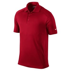 Nike Golf 2014 Dri-FIT Victory Polo Team Crimson/White Medium