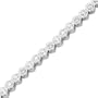 10k White Gold Diamond Bracelet (2 cttw, I-J Color, I3 Clarity), 7"