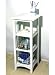 WHISTLER - Solid Wood & Wire Storage Basket Shelf Unit - Three Cube