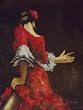 flamenco dancer painting
