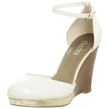  : Charles by Charles David Women's Firebird Wedge,Ivory Patent,6 M