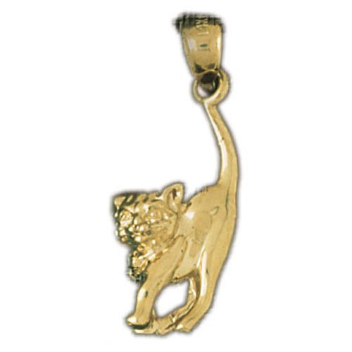 CleverEve's 14K Gold Pendant Cat 4.5 - Gram(s)
