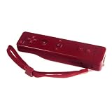 Red Remote Controller for Nintendo Wii + Case + Wrist Strap